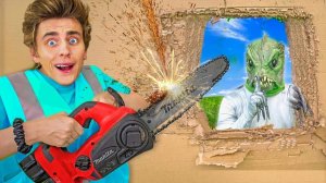 ВЛАД А4 - ПОБЕГ ИЗ 100 СЛОЕВ КАРТОНА ! Мы в Ловушке ! А4