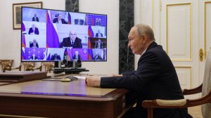 Совещание с постоянными членами Совюеза. Путин о переговорах с Трампом в городе Анкоридж, Аляска