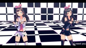 Mayumi Morinaga - Din Don Dan (Kizuna AI Dance) 4K