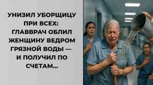 Истории из жизни.  ГЛАВВРАЧ ОБЛИЛ ЖЕНЩИНУ ВЕДРОМ ГРЯЗНОЙ Аудио рассказы, Жизненные истории слушать
