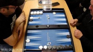 Чемпионат Челябинска по длинным нардам блиц. Финал. К.Пустохин - А.Марукян. Матч 1