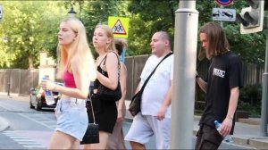 Визуальный праздник в Москве - Красивые русские девушки и магия города!