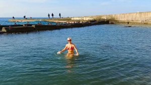 Один из лучших пляжей Сочи. Купаемся на терренкуре в ноябре-2025, прогулка до курорта Мацеста