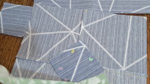 Шью покрывало. Один блок готов.