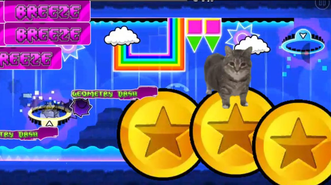geometry dash breeze over the ground