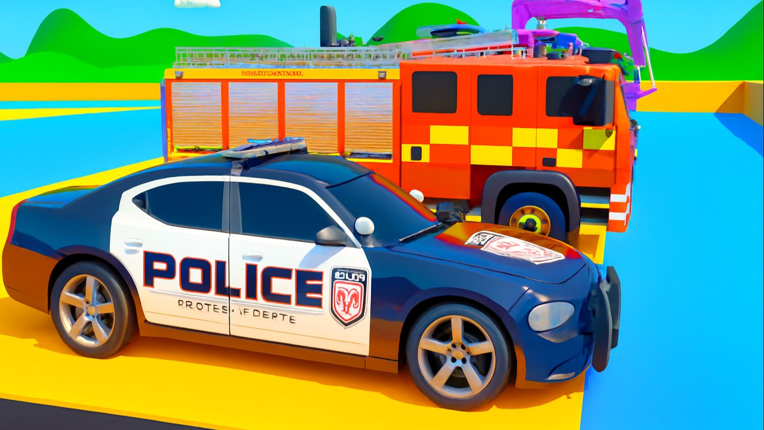 Мультики для детей | Мультик про Машинки разных цветов |  Мультики для малышей