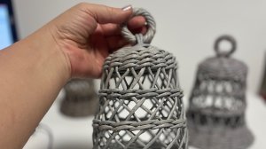 Плетеный ажурный колокольчик, ч. 1