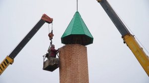 Установка минарета в мечети