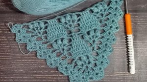 МК Узор для шали крючком