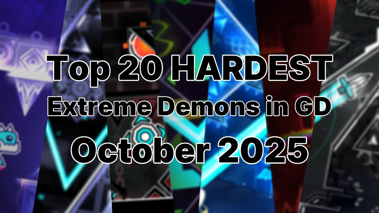 Top 20 HARDEST Extreme Demons in 2025 (October) [Geometry Dash]