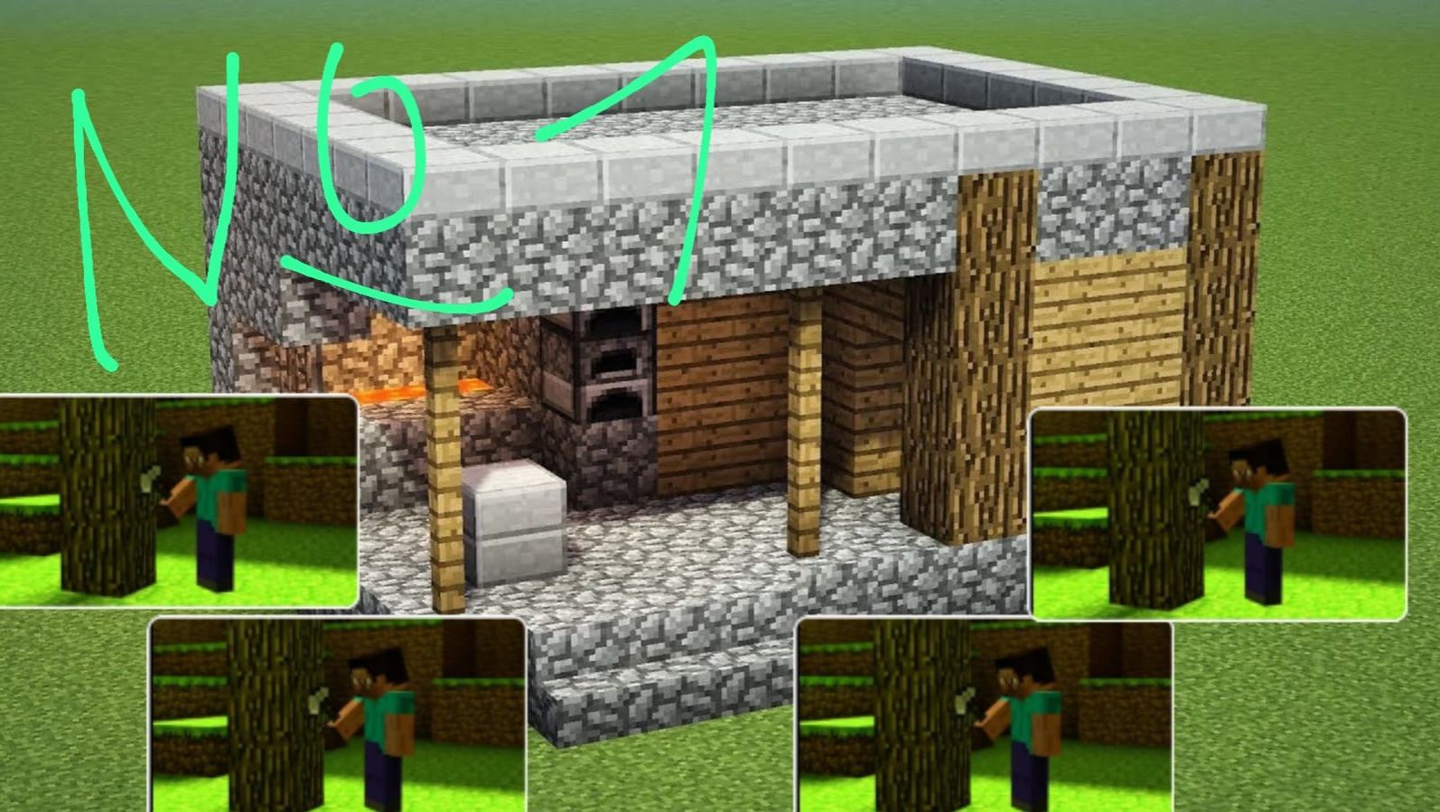 Minecraft выживание бедрок часть 1