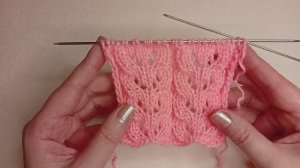 Красивый узор спицами🧶