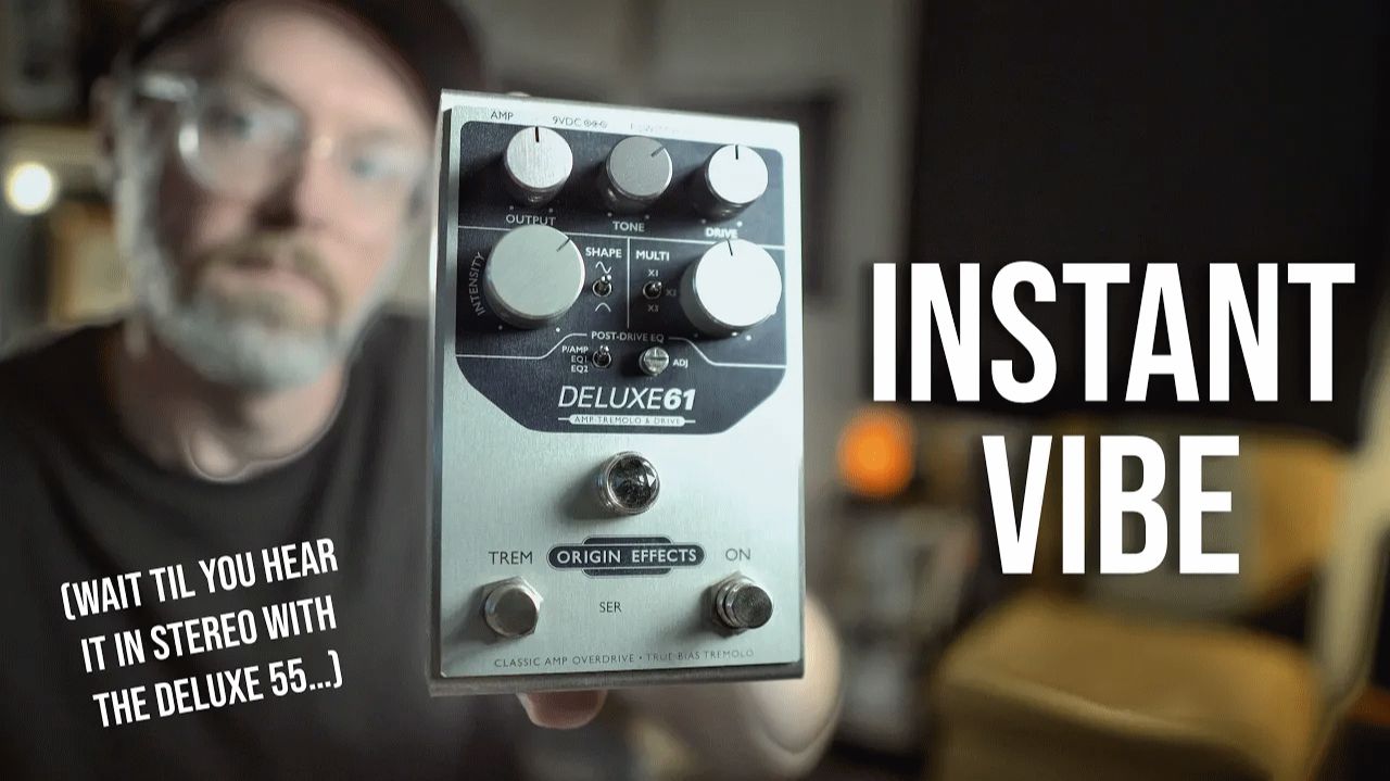 Michael W. Westbrook: One Pedal - So Many Uses!  (And they all FEEL great!) Origin Effects Deluxe 61