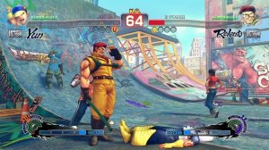 Ultra Street Fighter IV Yun VS Rolento