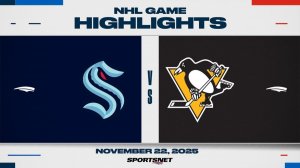 23.11.2025 | ОБЗОР МАТЧА | Питтсбург Пингвинз - Сиэтл Кракен | Highlights