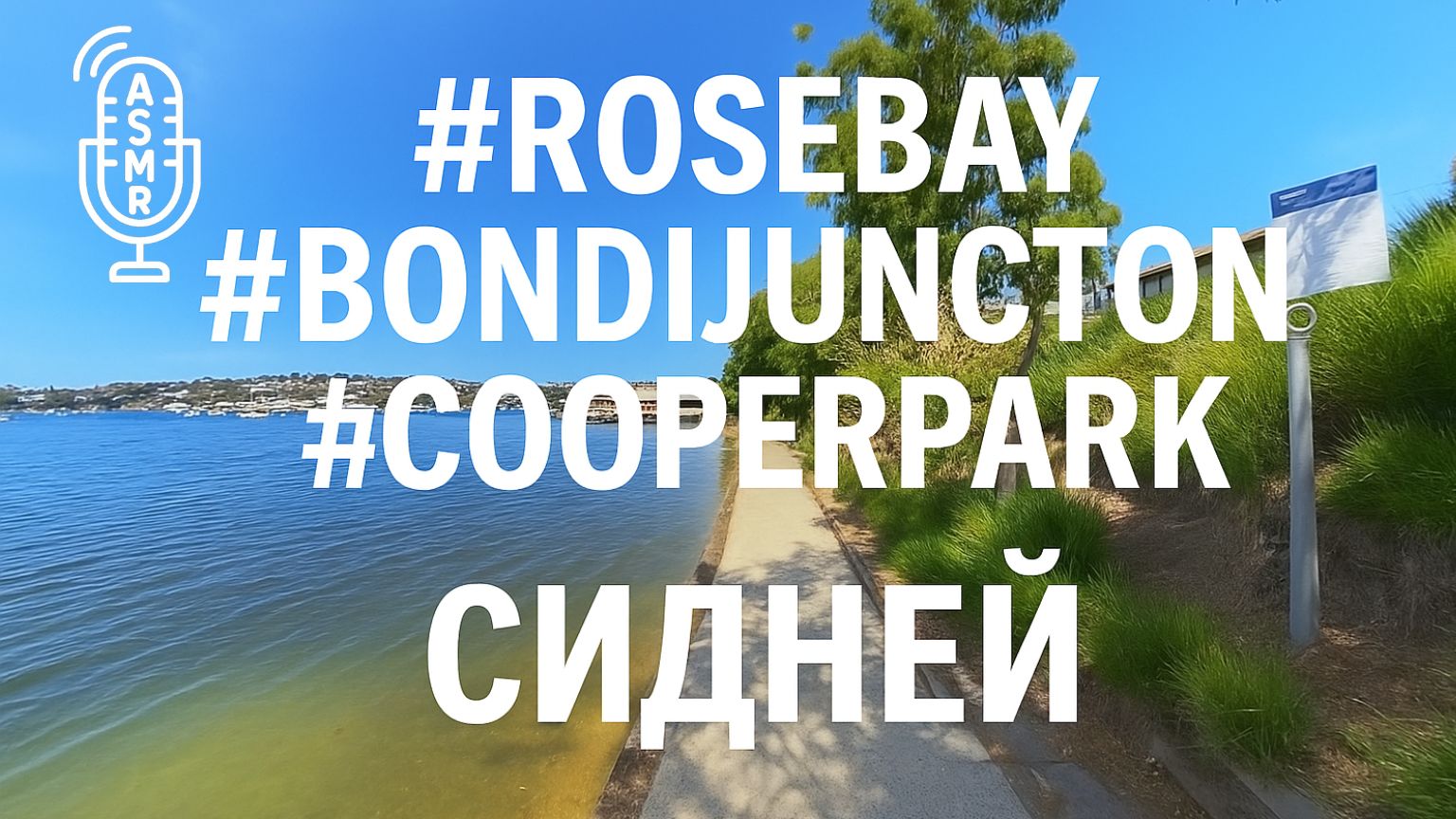 Виртуальное видео для бега на беговой дорожке с окружающими звуками  | #Сидней | #Sydney | 63 мин