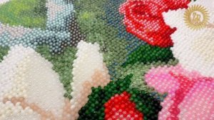 «Натюрморт с пионами» - набор для вышивания бисером