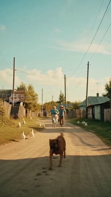 дед и петух