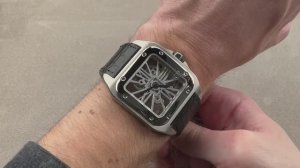 Cartier Santos 100 Skeleton Palladium W2020018