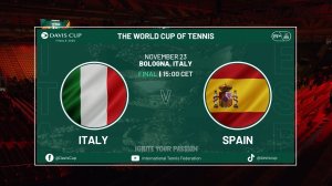 Италия — Испания Теннис  Кубок Дэвиса. Сборные. Финал | 23.11.2025 Прямая трансляция