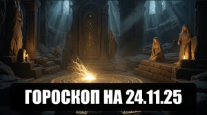 Гороскоп на 24 ноября 2025
