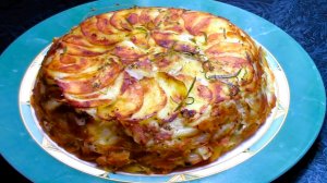 Сливочная картошка с сыром запеченная в духовке.