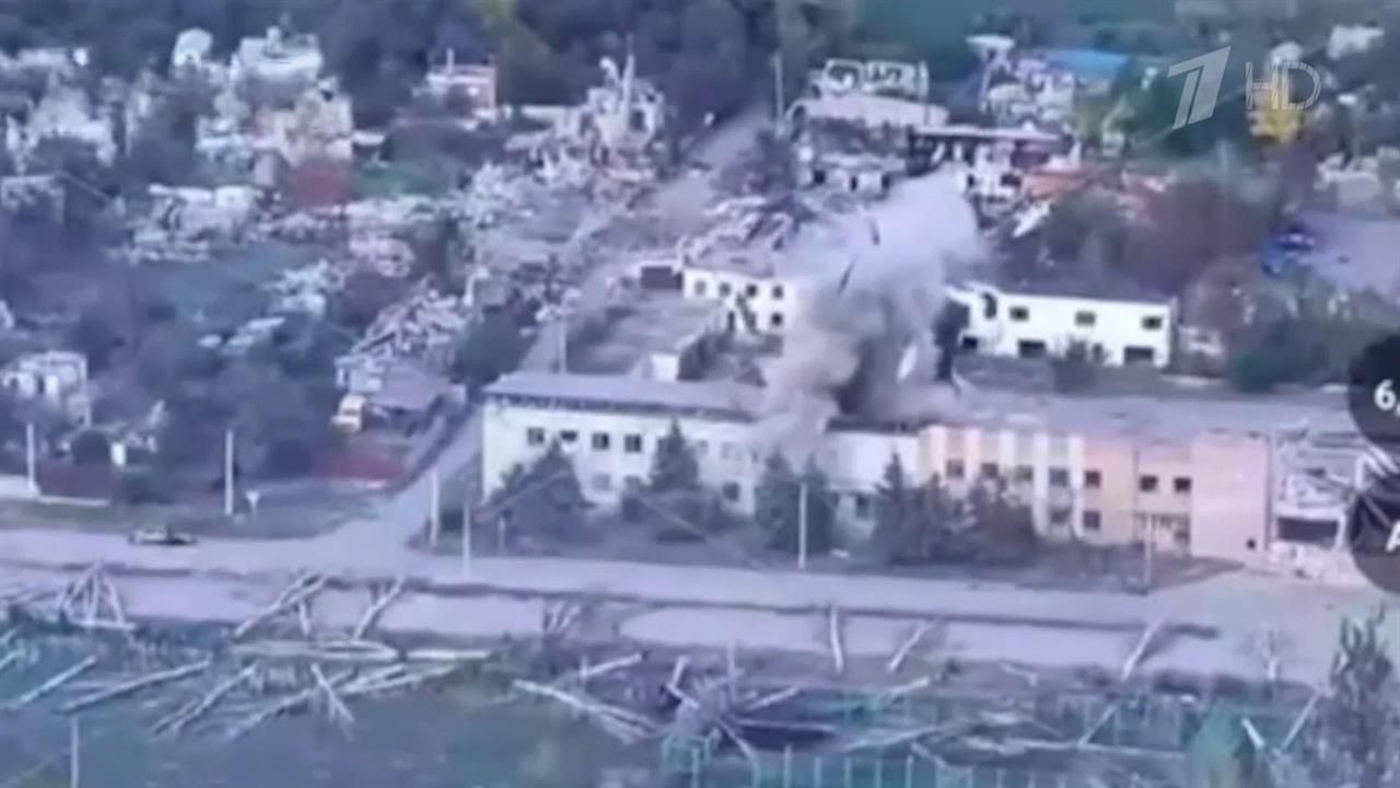 Российские военные заняли новые позиции в Красноармейске.