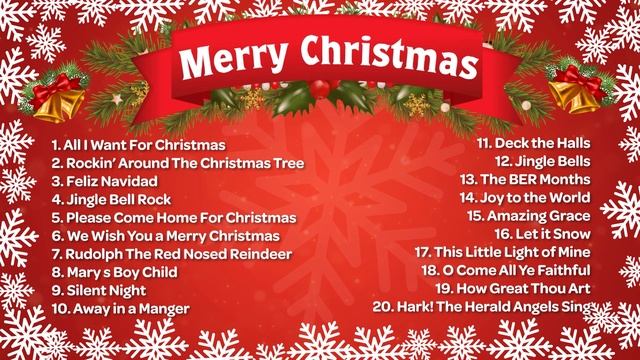 Christmas Song Playlist 🎄 Top 50 Christmas Songs of All Time 🎅 Best Merry Christmas Music смотреть онлайн