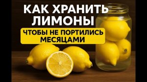 Как правильно хранить лимоны месяцами — 5 лучших проверенных способов! 🍋