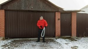 Разминка с цепью синъи кунг-фу весом 4.5 кг в деревне (4)