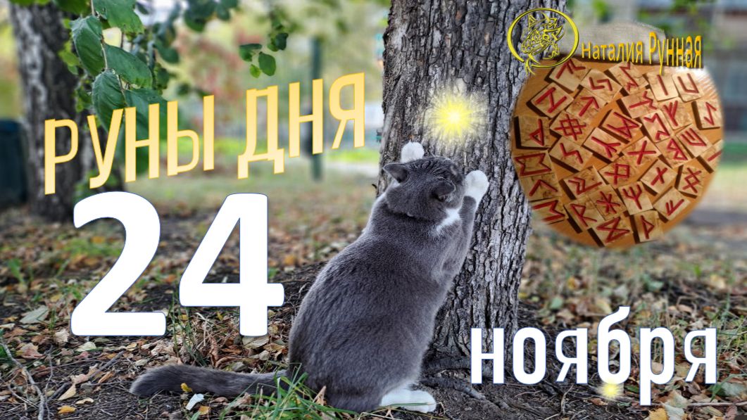 РУНА ДНЯ:ПРОГНОЗ НА СЕГОДНЯ, 24 НОЯБРЯ 2025г. Наталия Рунная