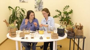 Мастер-класс. Корзинка из бумажной лозы