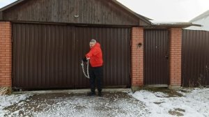 Разминка с цепью синъи кунг-фу весом 4.5 кг в деревне (7)