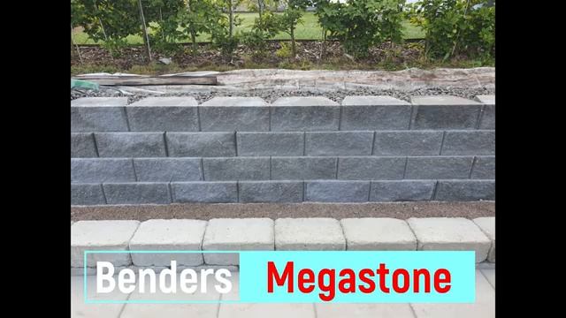 Как построить стену из кирпичных блоков Benders Megastone графит – советы и вдохновение смотреть онлайн