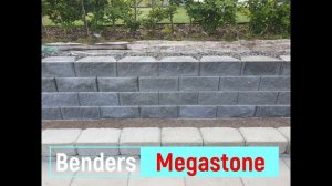 Как построить стену из кирпичных блоков Benders Megastone графит – советы и вдохновение