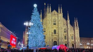 ✨ Волшебный Милан: Погружение в новогоднюю сказку! Елки, огни и атмосфера праздника 🎄