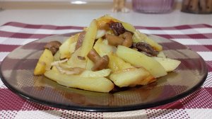 Жареная КАРТОШКА с Лесными ГРИБОЧКАМИ.