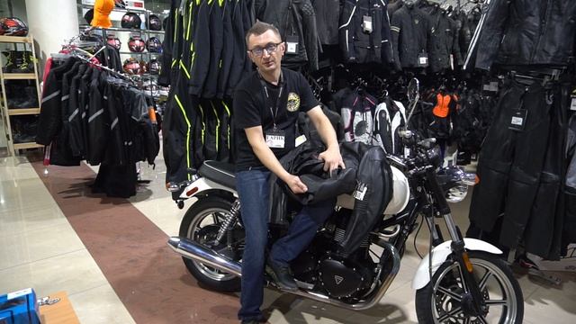 Обзор кожанной мотокуртки SWEEP RAGNAR от компании PRO-EKIP.RU смотреть онлайн