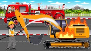 МУЛЬТИК МАШИНКИ ВИДЕО ПРО МАШИНКИ ТУШИМ ЭКСКАВАТОР МУЛЬТФИЛЬМЫ ЦВЕТНЫЕ МАШИНКИ ИГРУШКИ МАШИНКИ