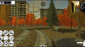 Micro-Tram Simulator. Стандартная карта. Поездка по маршруту №1