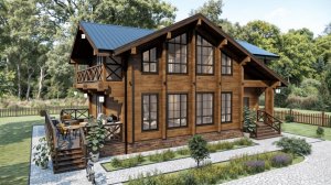 Идеальный дом 10x12.5 м с 4 спальнями! 🌿 Проект мечты за 10 млн ₽