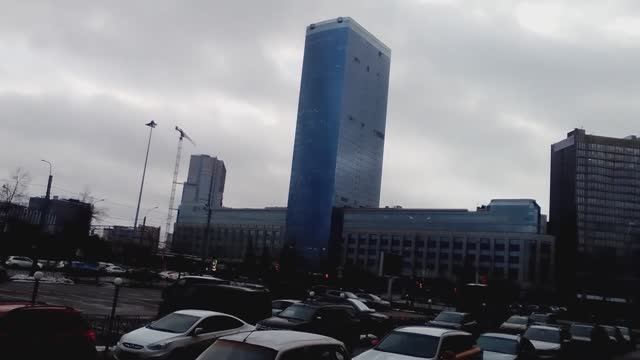 Небоскрёб Leader Tower в Санкт-Петербурге смотреть онлайн