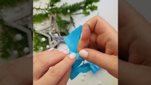 Объемная снежинка из бумаги❄️