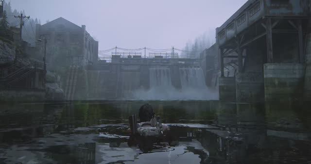 15 The Last of Us Part I-Одни из нас Часть I гидроэлектростанция