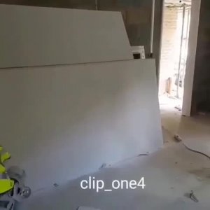 Выравнивание стен гипсокартоном.