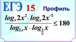 Логарифмическое неравенство. Метод рационализации