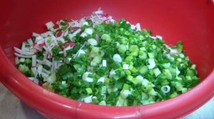 Готовлю аппетитную окрошку!