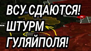 ВСУ СДАЮТСЯ! Штурм Гуляйполя! Взяты Покровск, Шахово, Купянск. Военные сводки