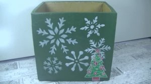 Зимний шепот Превращаем коробку в снежное чудо .