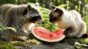 АСМР Невероятная природа с искусственным интеллектом и кошками